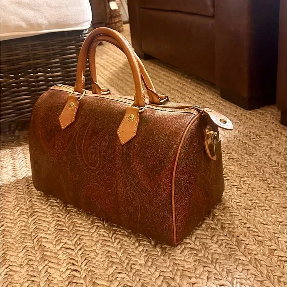 Elegant ETRO BOSTON  Paisley Bag - Picture 11 of 14